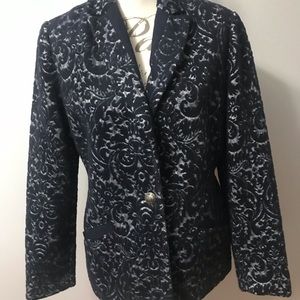 Cabi Blue Tapestry Blazer